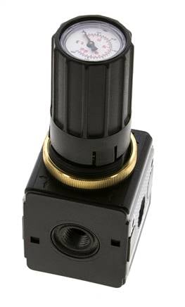 Regulador de presión para ensamblaje de colector G1/4'' 2250l/min 0.1-3.0bar/1-44psi de fundición de zinc Multifix 1