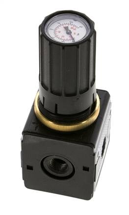 Regulador de presión para ensamblaje de colector G1/4'' 2250l/min 0.1-3.0bar/1-44psi de fundición de zinc Multifix 1