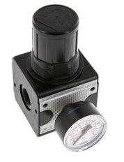 Regulador de presión de precisión G1/2'' 8700l/min 0.2-6.0bar/3-87psi de fundición de zinc Multifix 2