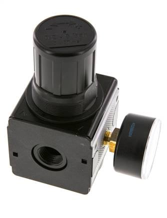 Regulador de presión de precisión G1/2'' 8700l/min 0.2-6.0bar/3-87psi de fundición de zinc Multifix 2