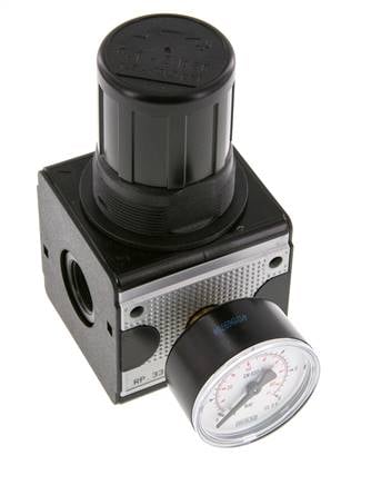 Regulador de presión de precisión G1/2'' 8700l/min 0.1-3.0bar/1-44psi de fundición de zinc Multifix 2