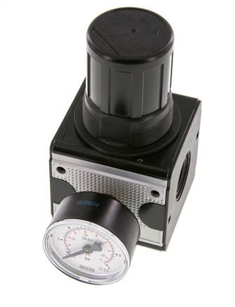 Regulador de presión de precisión G1/2'' 8700l/min 0.1-3.0bar/1-44psi de fundición de zinc Multifix 2
