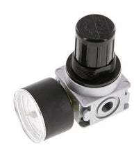 Regulador de presión G1/8'' 1450l/min 0,5-10,0bar/7-145psi Manómetro de 40 mm Multifix 0