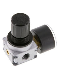 Regulador de presión G1/4'' 1450l/min 0.5-10.0bar/7-145psi de fundición de zinc con manómetro de 40 mm Multifix 0