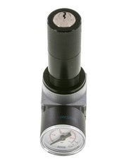 Regulador de presión G1/4'' 1450l/min 0.5-10.0bar/7-145psi Cilindro de fundición de zinc con cerradura E-11 Multifix 0