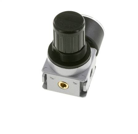 Regulador de presión G1/8'' 1450l/min 0,1-1,0bar/1-14psi Manómetro de 40 mm Multifix 0