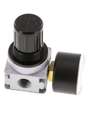 Regulador de presión G1/4'' 1450l/min 0,2-6,0bar/3-87psi Manómetro de 40 mm Multifix 0