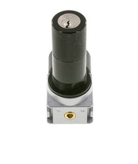 Regulador de presión G1/4'' 1450l/min 0.2-6.0bar/3-87psi de fundición de zinc con manómetro de 40 mm y cierre de cilindro Multifix 0