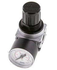 Regulador de presión G1/4'' 1450l/min 0.5-10.0bar/7-145psi de fundición de zinc con manómetro de 40 mm Multifix 0