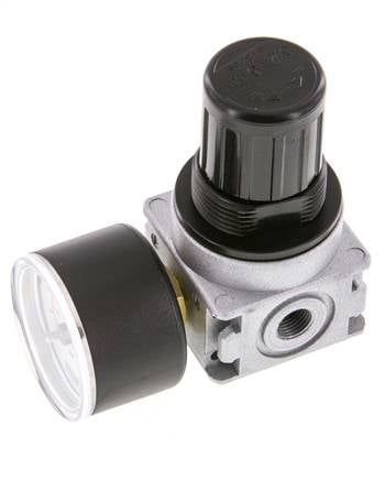 Regulador de presión G1/8'' 1450l/min 0,2-6,0bar/3-87psi Manómetro de 40 mm Multifix 0