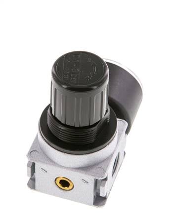 Regulador de presión G1/4'' 1450l/min 0.1-3.0bar/1-44psi de fundición de zinc con manómetro de 40 mm Multifix 0