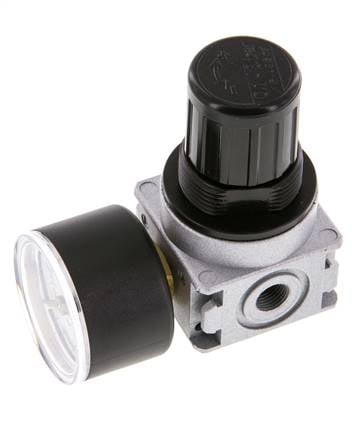 Regulador de presión G1/8'' 1450l/min 0,1-3,0bar/1-44psi Manómetro de 40 mm Multifix 0