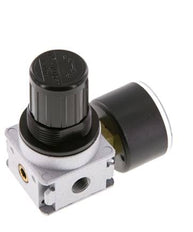 Regulador de presión G1/8'' 1450l/min 0,5-10,0bar/7-145psi Manómetro de 40 mm Multifix 0