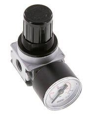 Regulador de presión G1/4'' 1450l/min 0.5-10.0bar/7-145psi de fundición de zinc con manómetro de 40 mm Multifix 0