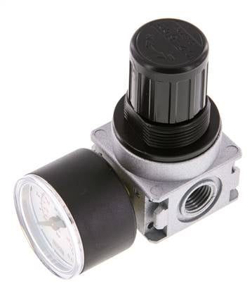 Regulador de presión G1/4'' 1450l/min 0,2-6,0bar/3-87psi Manómetro de 40 mm Multifix 0