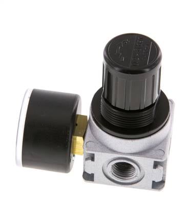 Regulador de presión G1/4'' 1450l/min 0,2-6,0bar/3-87psi Manómetro de 40 mm Multifix 0