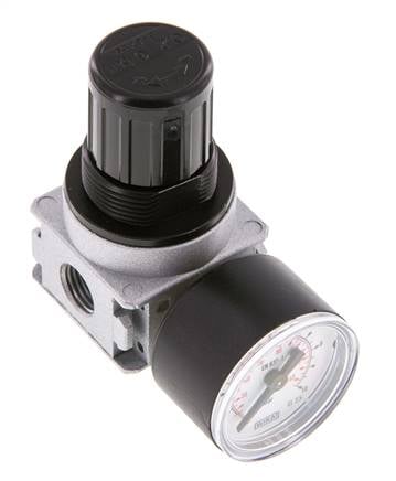 Regulador de presión G1/4'' 1450l/min 0,2-6,0bar/3-87psi Manómetro de 40 mm Multifix 0