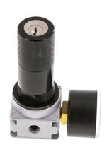 Regulador de presión G1/8'' 1450l/min 0,1-3,0bar/1-44psi Manómetro de 40 mm Bloqueo de cilindro Multifix 0