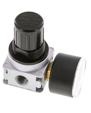 Regulador de presión G1/4'' 1450l/min 0.1-3.0bar/1-44psi de fundición de zinc con manómetro de 40 mm Multifix 0