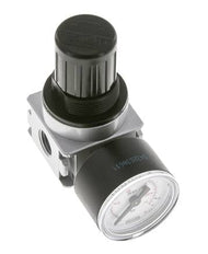 Regulador de presión para ensamblaje de colector G1/4'' 1450l/min 0.5-10.0bar/7-145psi de fundición de zinc con manómetro de 40 mm Multifix 0