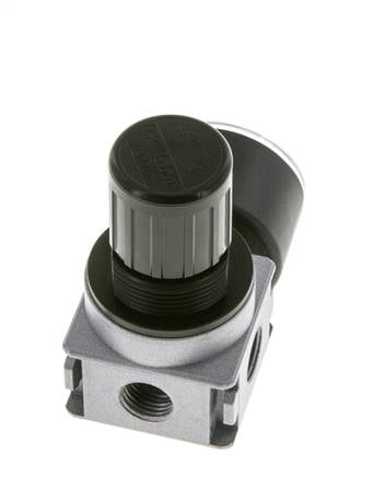 Regulador de presión para ensamblaje de colector G1/4'' 1450l/min 0.2-6.0bar/3-87psi Fundición de zinc 40 mm Manómetro Multifix 0