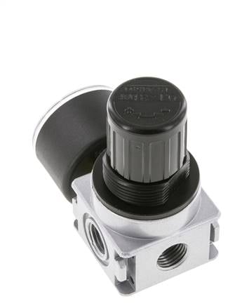 Regulador de presión para ensamblaje de colector G1/4'' 1450l/min 0.1-3.0bar/1-44psi Fundición de zinc 40 mm Manómetro Multifix 0