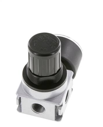 Regulador de presión para ensamblaje de colector G1/4'' 1450l/min 0.1-3.0bar/1-44psi Fundición de zinc 40 mm Manómetro Multifix 0