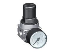 Regulador de presión para ensamblaje de colector G1/4'' 1450l/min 0.1-3.0bar/1-44psi Fundición de zinc 40 mm Manómetro Multifix 0