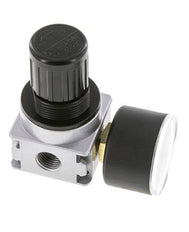Regulador de presión para ensamblaje de colector G1/4'' 1450l/min 0.1-3.0bar/1-44psi Fundición de zinc 40 mm Manómetro Multifix 0