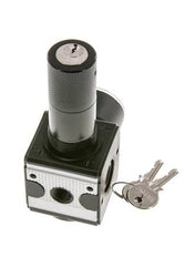 Regulador de presión para ensamblaje de colector G1/4'' 2250l/min 0.1-3.0bar/1-44psi Fundición de zinc 40 mm Manómetro Multifix 1