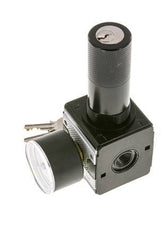 Regulador de presión para ensamblaje de colector G1/4'' 2250l/min 0.1-3.0bar/1-44psi Fundición de zinc 40 mm Manómetro Multifix 1