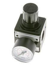 Regulador de presión para ensamblaje de colector G1/4'' 2250l/min 0.5-16.0bar/7-232psi de fundición de zinc Manómetro de 40 mm Multifix 1