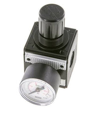 Regulador de presión para ensamblaje de colector G1/4'' 2250l/min 0.5-10.0bar/7-145psi Fundición de zinc Manómetro de 40 mm Multifix 1