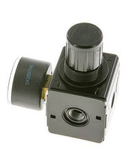 Regulador de presión para ensamblaje de colector G1/4'' 2250l/min 0.2-6.0bar/3-87psi Fundición de zinc 40 mm Manómetro Multifix 1