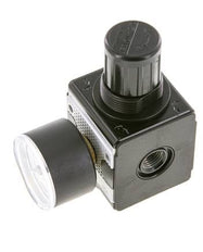 Regulador de presión para ensamblaje de colector G1/4'' 2250l/min 0.5-10.0bar/7-145psi Fundición de zinc Manómetro de 40 mm Multifix 1