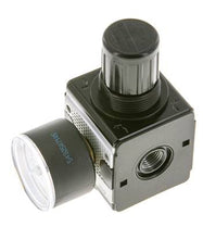 Regulador de presión para ensamblaje de colector G1/4'' 2250l/min 0.2-6.0bar/3-87psi Fundición de zinc 40 mm Manómetro Multifix 1