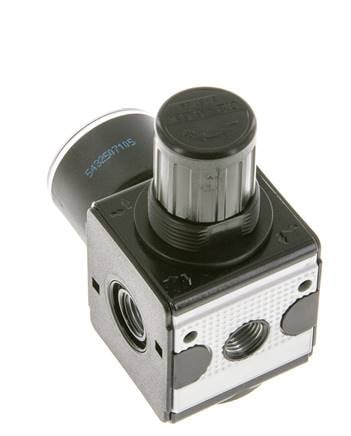 Regulador de presión para ensamblaje de colector G1/4'' 2250l/min 0.2-6.0bar/3-87psi Fundición de zinc 40 mm Manómetro Multifix 1