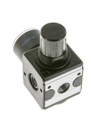 Regulador de presión para ensamblaje de colector G1/4'' 2250l/min 0.2-6.0bar/3-87psi Fundición de zinc 40 mm Manómetro Multifix 1