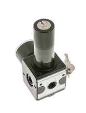 Regulador de presión para ensamblaje de colector G1/4'' 2250l/min 0.5-16.0bar/7-232psi Fundición de zinc 40 mm Manómetro Multifix 1