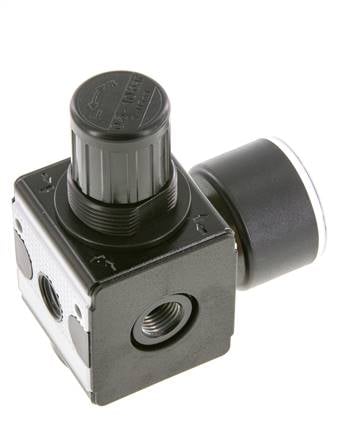 Regulador de presión para ensamblaje de colector G1/4'' 2250l/min 0.5-10.0bar/7-145psi Fundición de zinc Manómetro de 40 mm Multifix 1
