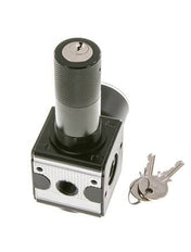 Regulador de presión para ensamblaje de colector G1/4'' 2250l/min 0.5-16.0bar/7-232psi Fundición de zinc 40 mm Manómetro Multifix 1