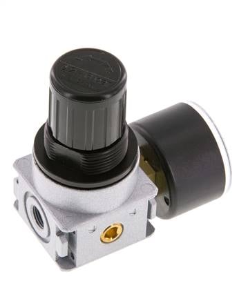Regulador de presión G1/8'' 600l/min 0,2-6,0bar/3-87psi Manómetro de 40 mm Multifix 0