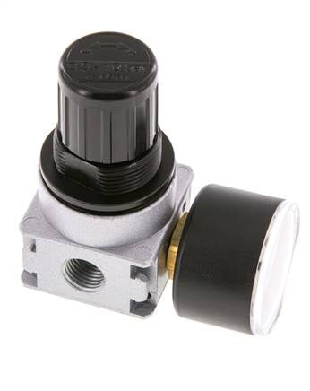 Regulador de presión G1/4'' 600l/min 0,5-10,0bar/7-145psi Manómetro de 40 mm Multifix 0