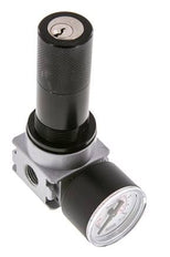 Regulador de presión G1/4'' 600l/min 0,2-6,0bar/3-87psi Manómetro de 40 mm Cylinder Lock Multifix 0