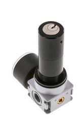 Regulador de presión G1/4'' 600l/min 0,2-6,0bar/3-87psi Manómetro de 40 mm Cylinder Lock Multifix 0