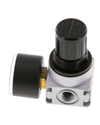 Regulador de presión G1/4'' 600l/min 0,2-6,0bar/3-87psi Manómetro de 40 mm Multifix 0