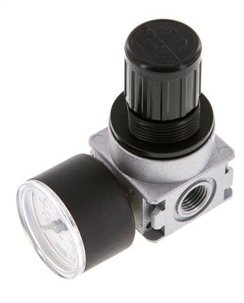 Regulador de presión G1/4'' 600l/min 0,2-6,0bar/3-87psi Manómetro de 40 mm Multifix 0