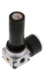 Regulador de presión G1/4'' 600l/min 0,5-10,0bar/7-145psi Manómetro de 40 mm Cylinder Lock Multifix 0