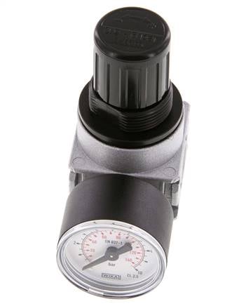 Regulador de presión G1/4'' 600l/min 0,2-6,0bar/3-87psi Manómetro de 40 mm Multifix 0