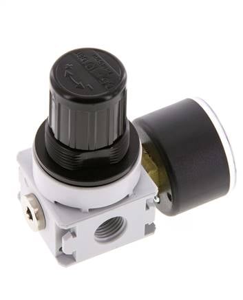 Regulador de presión G1/4'' 700l/min 0,2-6,0bar/3-87psi Manómetro de 40 mm Multifix 0
